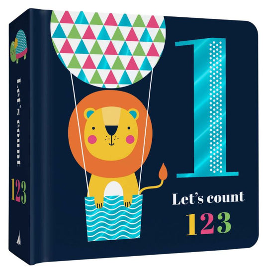 Chunky Foil Board Book - Let's Count 123